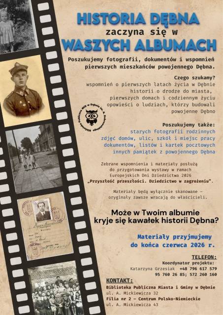 Pierwsze lata powojennego Dębna w pamięci mieszkańców! 