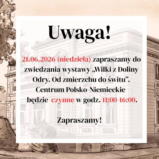 Spędźcie niedzielę z wilkami z Doliny Odry.
