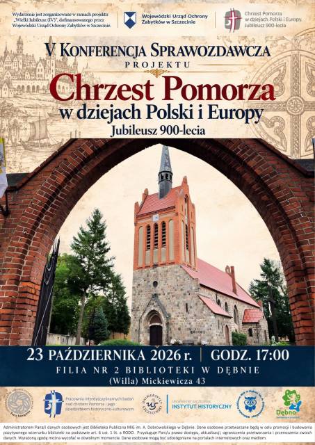 CHRZEST POMORZA W DZIEJACH POLSKI I EUROPY – JUBILEUSZ 900-LECIA
