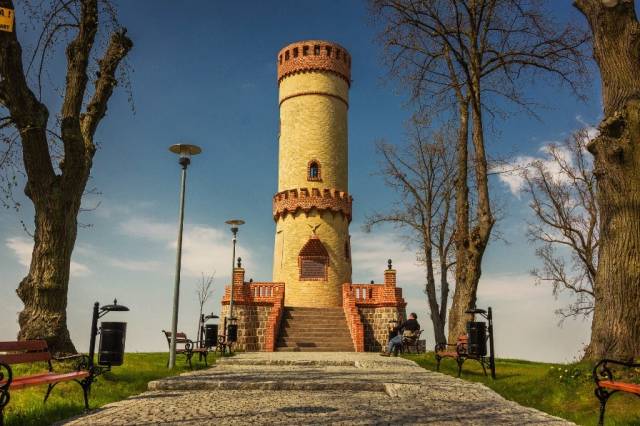 Aussichtsturm in Cedynia
