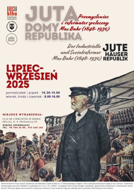 „Juta, domy, republika. Przemysłowiec i reformator społeczny Max Bahr (1848-1930)”