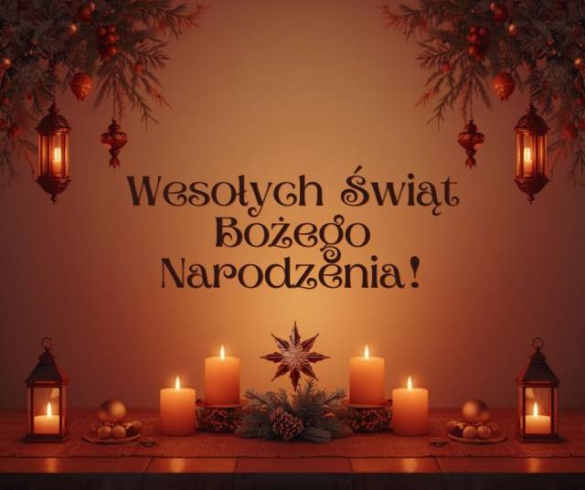 Wesołych Świąt Bożego Narodzenia!