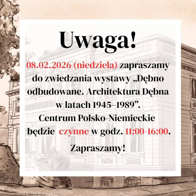 W niedzielę centrum jest otwarte – zapraszamy!