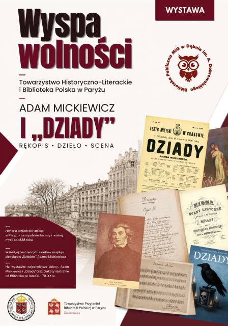 „Wyspa wolności. Towarzystwo Historyczno-Literackie i Biblioteka Polska w Paryżu”
